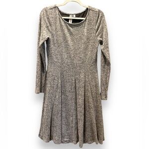 Anthropologie Dolan Fully Lined Super Soft Comfy Dress Gray Long Sleeve | Small